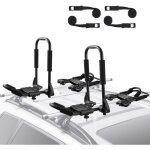 Vevor porte - kayak pour toit 2 paires, galerie de toit a pliage rapide, barres de toit souples en j, ... Vevor porte - kayak pour toit 2 paires, galerie de toit a pliage rapide, barres de toit souples en j, ...