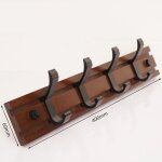 Porte - manteau mural, 1 paquets, cintres, chapeaux et 4 crochets pour l'organisation murale