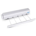 Porte - manteau mural int�rieur / ext�rieur, extensible jusqu'� 3, 7 m