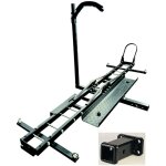 Porte - moto attelage scooter avec rampe de chargement 227kg + adaptateur carr� 2''