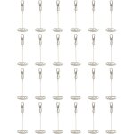 Porte - num�ro de table 24 pi�ces, support de carte de place en forme de bouche de poisson argent� �lectrolys� ...