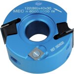 Porte - outils � profiler / feuillurer diam. 90mm al. 30 ht. 40mm - 092. 40. 30 - leman