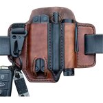 Porte - outils tactiques en cuir edc bag organizer boucle de ceinture avec porte - cl�s (17, 5 � 13 cm) ...