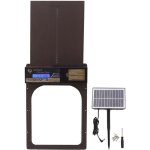 Porte de poulailler automatique minuterie � �nergie solaire ip45 �tanche en aluminium volaille portes ...