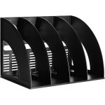 Porte - revues en plastique, porte revues � 4 compartiments, porte - revues en plastique, trieur de dossiers ...