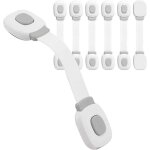 Porte securite bebe 6 pi�ces, bloque tiroir placards loquets et frigo securite placard enfant protection ...
