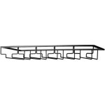 Porte - verres � vin noir � 5 rang�es