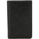 Portefeuille homme �l�gant anti - rfid avec pince � billets et porte - cartes noir
