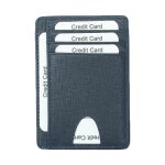 Portefeuille minimaliste mince (bleu, motif croisé) fei yu Portefeuille minimaliste mince (bleu, motif croisé) fei yu