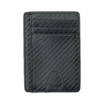 Portefeuille minimaliste mince (noir, motif en fibre de carbone) - fei yu Portefeuille minimaliste mince (noir, motif en fibre de carbone) - fei yu