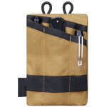 Portefeuille multifonction homme avec poche couteau et lampe torche, organisateur de cl�s carte gris