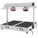 Portique chauffe - plat 2 x gn 1 / 1 - buffalo