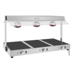 Portique chauffe - plat 3 x gn 1 / 1 - buffalo