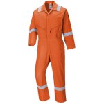 Combinaison de travail 100% coton l�g�re portwest iona orange l