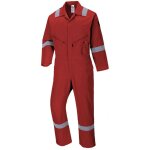 Combinaison de travail 100% coton l�g�re portwest iona rouge l