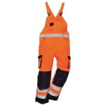 Portwest - cotte � bretelles haute visibilit� bicolore dijon orange / marine xxl