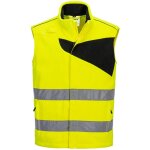 Gilet sans manches polaire haute - visibilit pw2 - taille s - jaune / noir portwest