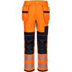 Portwest - pantalon holster pw3 fr hi - vis orange / noir l - fr(46) - uk(36)