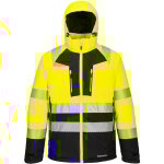 Portwest - parka d'hiver dx4 hi - vis class 2 - taille s - jaune / noir