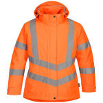 Portwest - parka de travail hiver haute visibilit� matelass�e femme orange fluo l