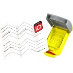 Porte - badge universal fit id - jaune portwest
