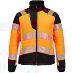Portwest - veste baffle hybride hv pour femme pw3 - taille xl - orange / noir
