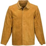 Veste de soudeur en cuir bronze s Veste de soudeur en cuir bronze s