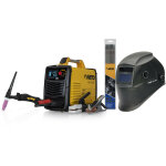 Poste a souder profesionnel inverter mma tig 150 ampres + 12 baguettes  2. 5 mm + cagoule lcd + mallette ...