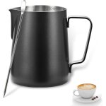 Pot � lait en acier inoxydable barista pichet � lait pot pour en acier inoxydable le caf� la mousse de ...