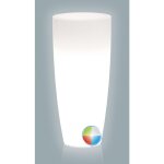 Monacis - pot lumineux rond mod. agave h70 avec led multicolor avec batterie