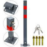 Poteau de dlimitation park auto poteau pompier poteau rabattable poteau rabattable 65cm - gris - vingo ...