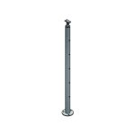 Poteau de garde corps pour modle au sol perc position intermdiaire - hauteur : 1024 mm - diamtre ...