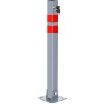 Poteau de parking 1x poteau de dlimitation 65cm barrire de parking rabattable bollard  btonner poteau ...