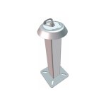 Potelet d'ancrage carr - inox - sans fixation - ppaic
