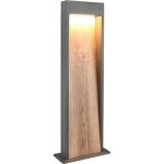 Potelet exterieur led 11w 3000k imitation bois - trio - salmon 82917558 82917558 82917558 82917558 82917558 ...