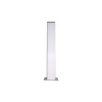 Potelet hauteur 540mm section 100x40 avec platine couleur blanc 9010