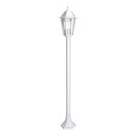 Potelet lumineux extérieur 60w max e27 fonte blanc loan Potelet lumineux extérieur 60w max e27 fonte blanc loan