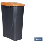 Poubelle orange pour le recyclage des d�chets organiques (25 l) cofan 41003405