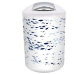 Poubelle seau � d�chets accessoire de salle de bain poissons 69885