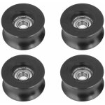 Poulie, 4pcs 0840uu poulie de guidage  galet en u, type u, gorge 8x40x20, 7mm
