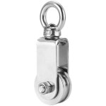 Poulie avec1roulements, poulie pour cable, 34mm poulie inox 304