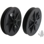 Poulie pour boitier de transmission hayter, mtd.  100mm. remplace origine 411019, 756 - 1055.