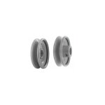 Poulie clavet�e � gorge trap�zo�dale en acier ? diam�tre ext�rieur 82, 55mm ? diam�tre int�rieur 19, ...