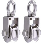 Poulie de poulie pour cordes en acier inoxydable 304, charge maximale 500kg