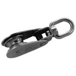 Poulie double d�riveur r�a 32mm inox a4 / aisi 316