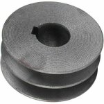 Poulie double gorge mtal moteur roue atelier roue synchrone extrieur 72mm intrieur 24mm cl 8mm Poulie double gorge mtal moteur roue atelier roue synchrone extrieur 72mm intrieur 24mm cl 8mm