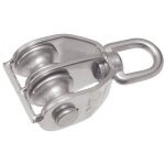 Poulie double - inox a2 h50 mm