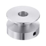 Poulie  gorge unique 40 mm a type roues de poulie de broche 8 - 20 mm alsage fixe pour moteur de broche ...