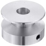 Poulie � gorge unique 40 mm a type roues de poulie de broche 8 - 20 mm al�sage fixe pour moteur de broche ...