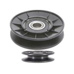 Poulie gorge en v avec roulement renforc�e � 77 mm largeur 18 mm